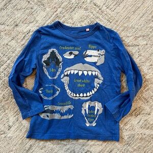 Mini Boden Blue Long Sleeve Shirt size 6